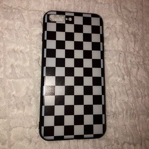 iPhone 7/8 Plus checkered phone case